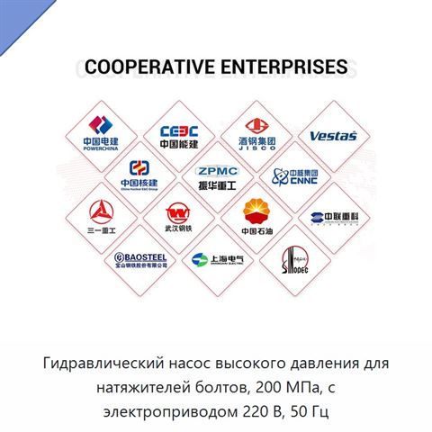 Гидравлический насос высокого давления для натяжителей болтов, 200 МПа, с электроприводом 220 В, 50 Гц