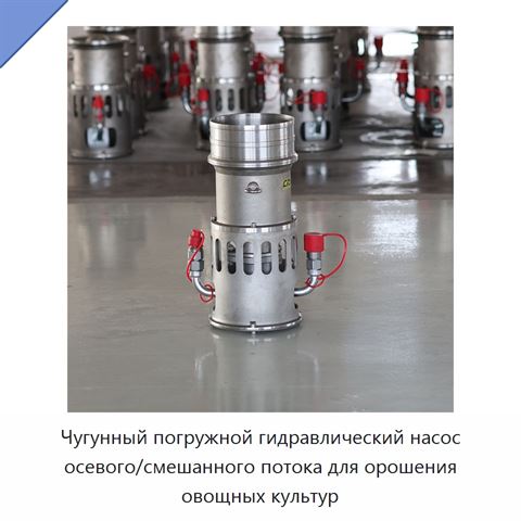 Чугунный погружной гидравлический насос осевого/смешанного потока для орошения овощных культур