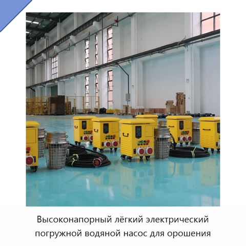 Высоконапорный лёгкий электрический погружной водяной насос для орошения