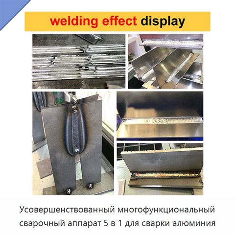 Усовершенствованный многофункциональный сварочный аппарат 5 в 1 для сварки алюминия