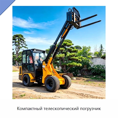 Компактный телескопический погрузчик