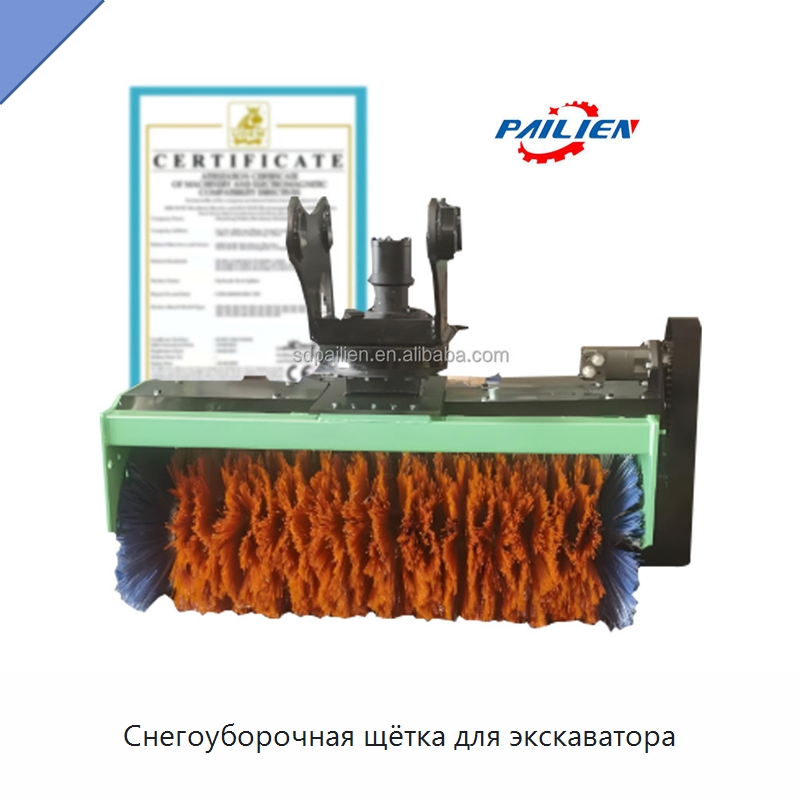 Снегоуборочная щётка для экскаватора — Коммунальная техника