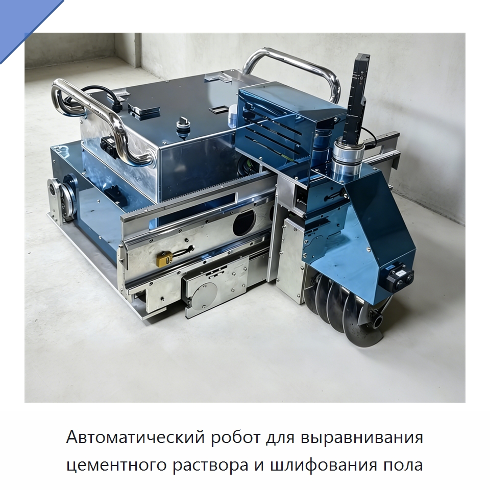 Автоматический робот для выравнивания цементного раствора и шлифования пола — Специальная строительная техника