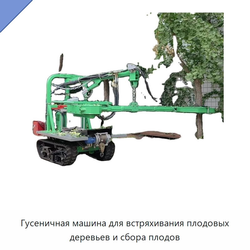 Гусеничная машина для встряхивания плодовых деревьев и сбора плодов — Специальная строительная техника