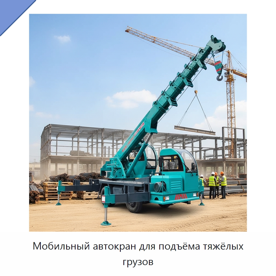 Мобильный автокран для подъёма тяжёлых грузов — Краны