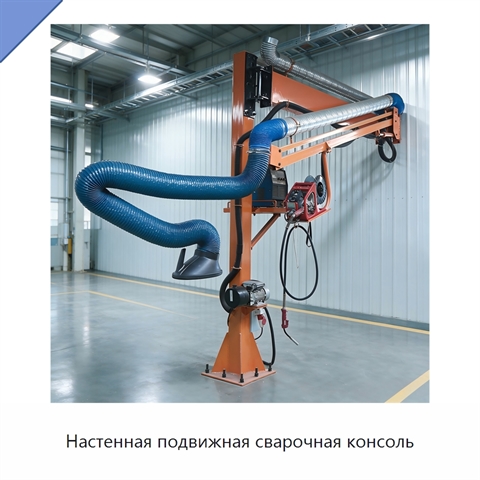 Настенная подвижная сварочная консоль