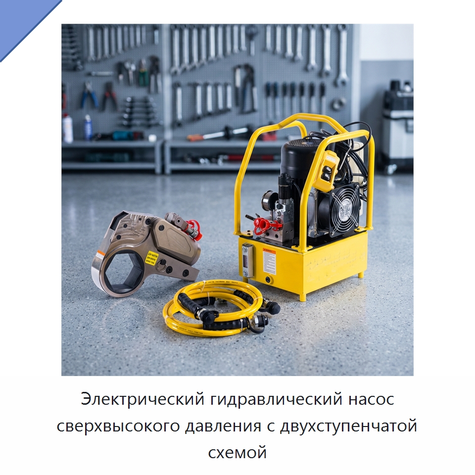 Низкопрофильный кассетный гидравлический динамометрический гайковёрт с шестигранной кассетой, 2328 Н·м, 700 бар — Специальный гидравлический инструмент