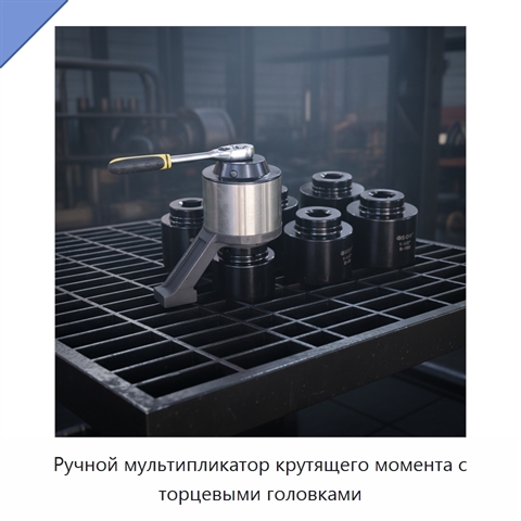 Ручной мультипликатор крутящего момента с торцевыми головками