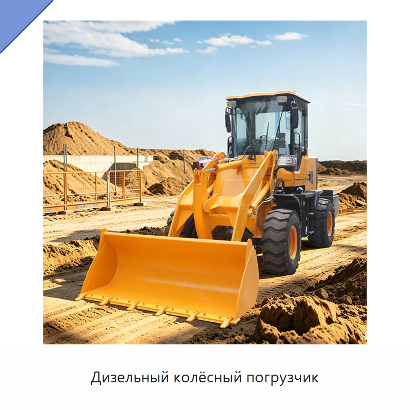 Дизельный колёсный погрузчик — Землеройная техника