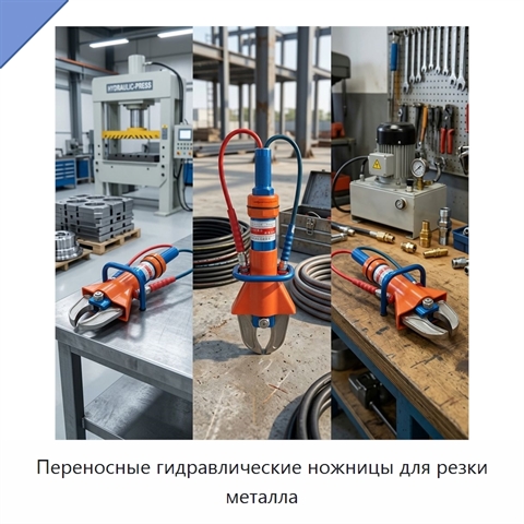 Переносные гидравлические ножницы для резки металла