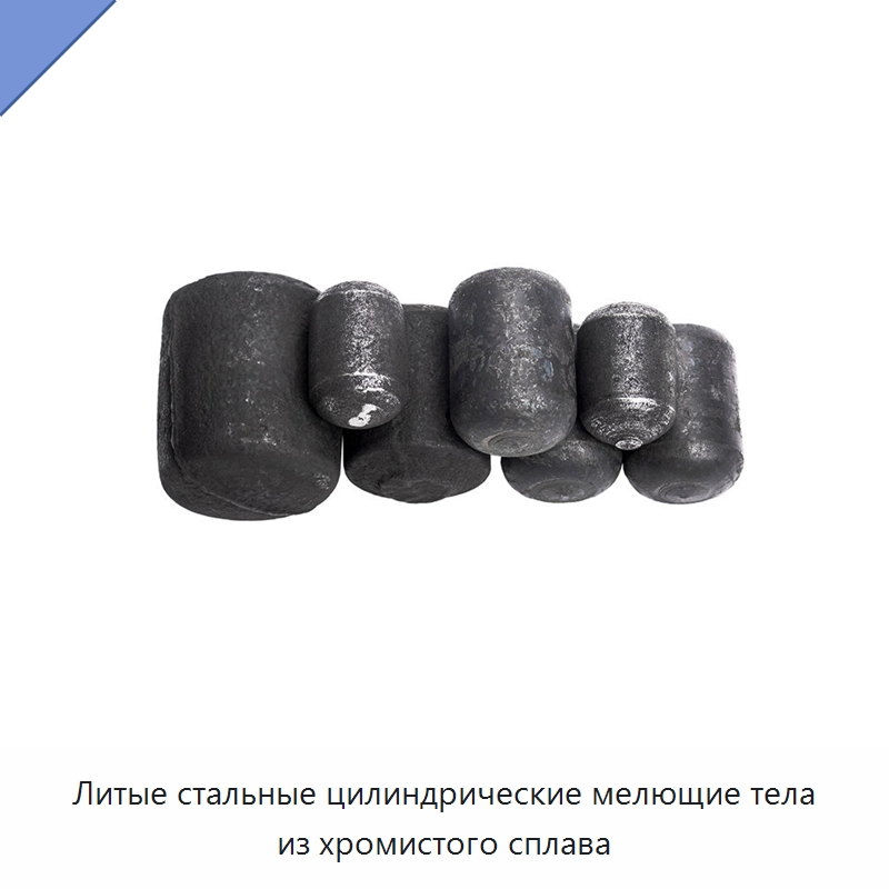 Литые стальные цилиндрические мелющие тела из хромистого сплава — Ковка