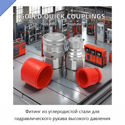 Фитинг из углеродистой стали для гидравлического рукава высокого давления