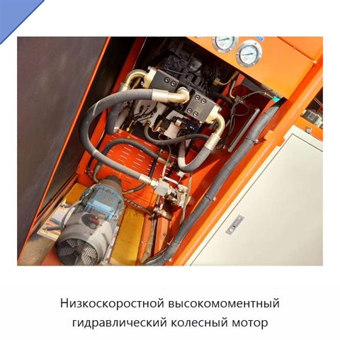 Низкоскоростной высокомоментный гидравлический колесный мотор