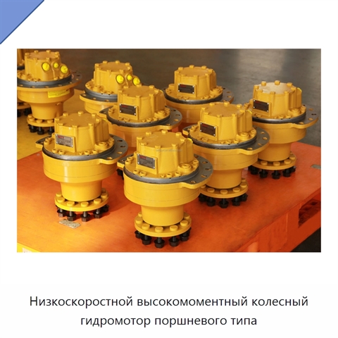 Низкоскоростной высокомоментный колесный гидромотор поршневого типа