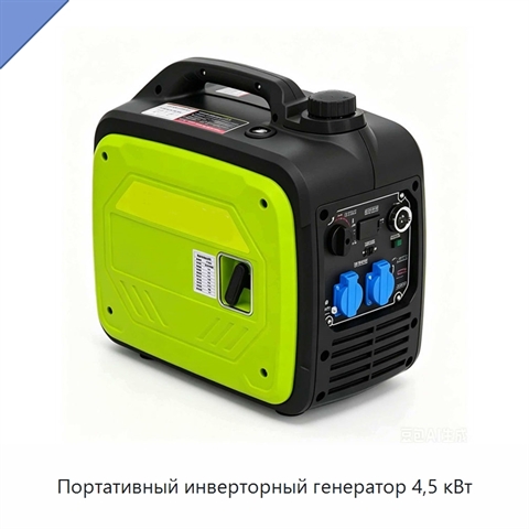 Портативный инверторный генератор 4,5 кВт