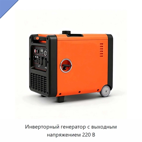 Инверторный генератор с выходным напряжением 220 В