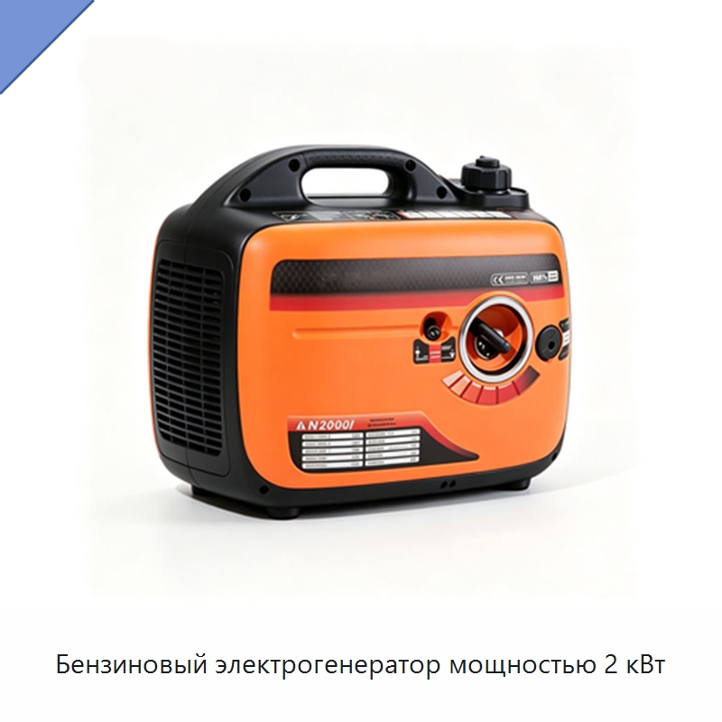 Бензиновый электрогенератор мощностью 2 кВт — Генерация электроэнергии