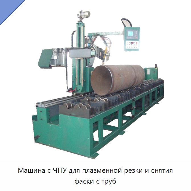 Машина с ЧПУ для плазменной резки и снятия фаски с труб — Специальный инструмент