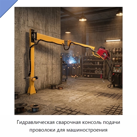 Гидравлическая сварочная консоль подачи проволоки для машиностроения