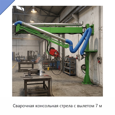 Сварочная консольная стрела с вылетом 7 м