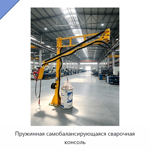 Пружинная самобалансирующаяся сварочная консоль