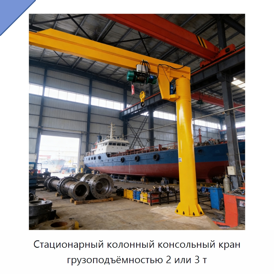 Стационарный колонный консольный кран грузоподъёмностью 2 или 3 т — Манипуляторы