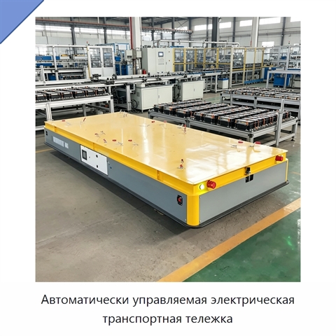 Автоматически управляемая электрическая транспортная тележка