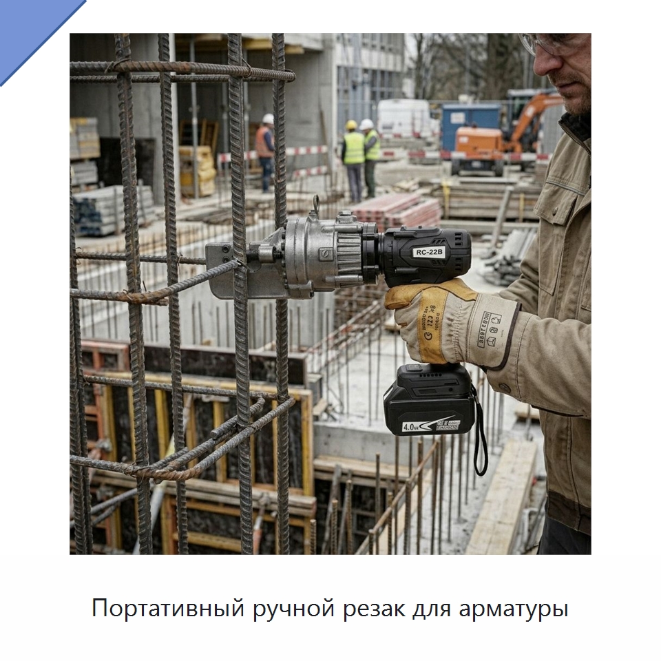 Портативный ручной резак для арматуры — Инструменты для арматурных работ