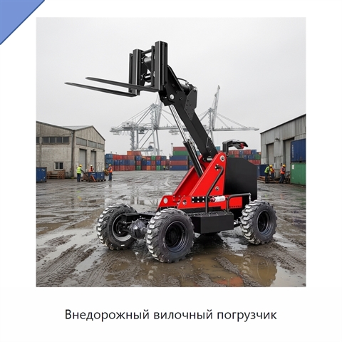 Внедорожный вилочный погрузчик