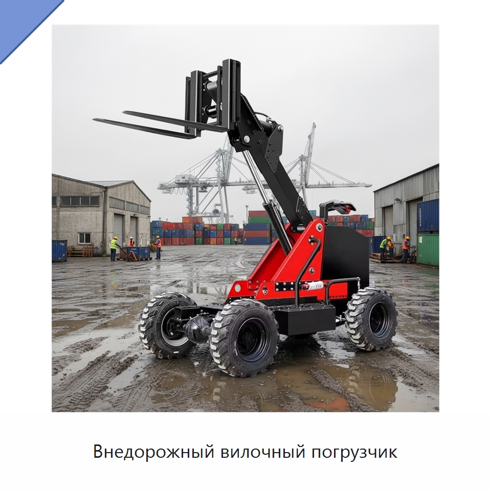 Внедорожный вилочный погрузчик — Вилочные погрузчики