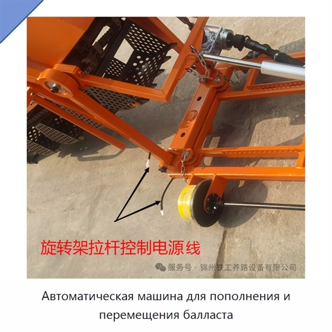 Автоматическая машина для пополнения и перемещения балласта