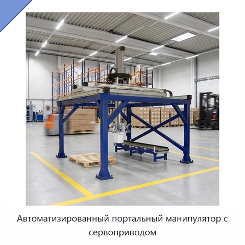 Автоматизированный портальный манипулятор с сервоприводом