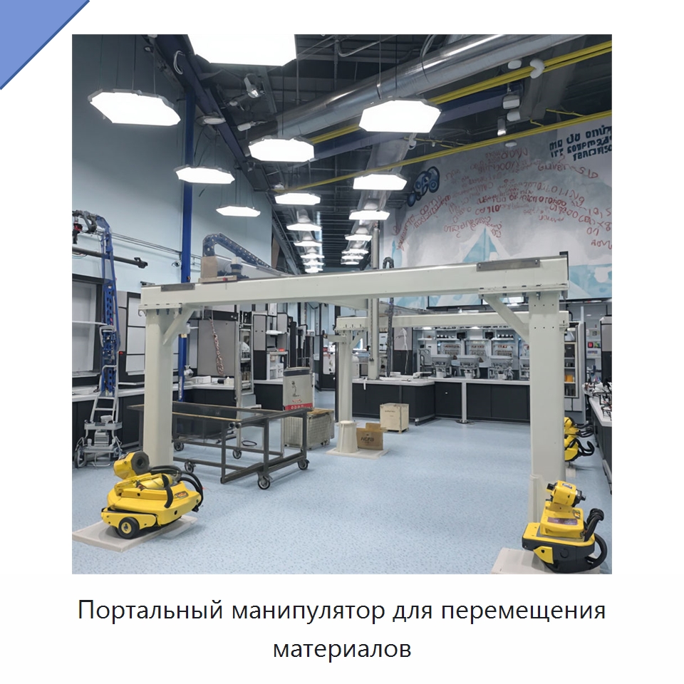Портальный манипулятор для перемещения материалов — Манипуляторы