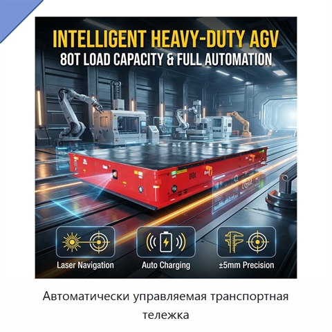 Автоматически управляемая транспортная тележка