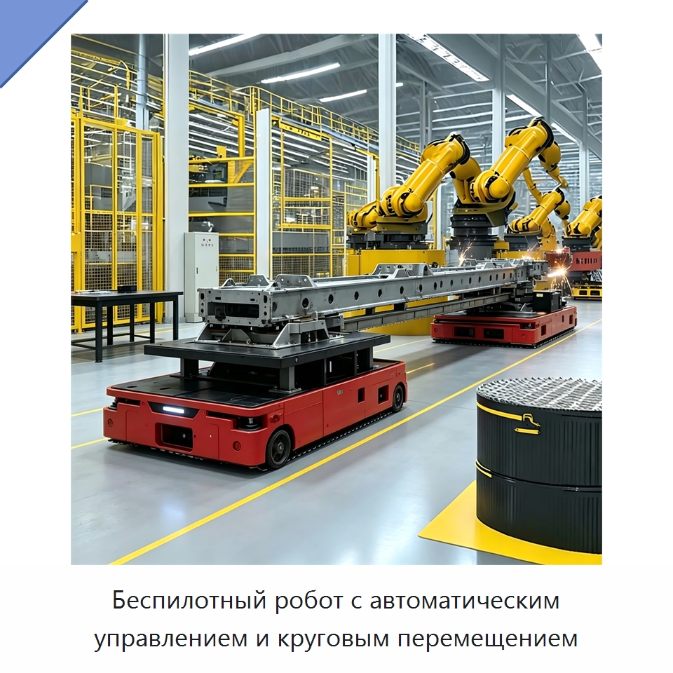 Беспилотный робот с автоматическим управлением и круговым перемещением — Вилочные погрузчики