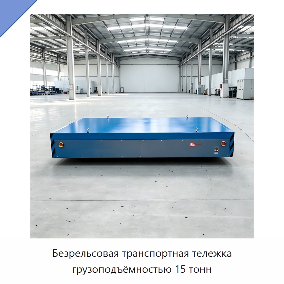 Безрельсовая транспортная тележка грузоподъёмностью 15 тонн — Специальное подъемно-транспортное оборудование