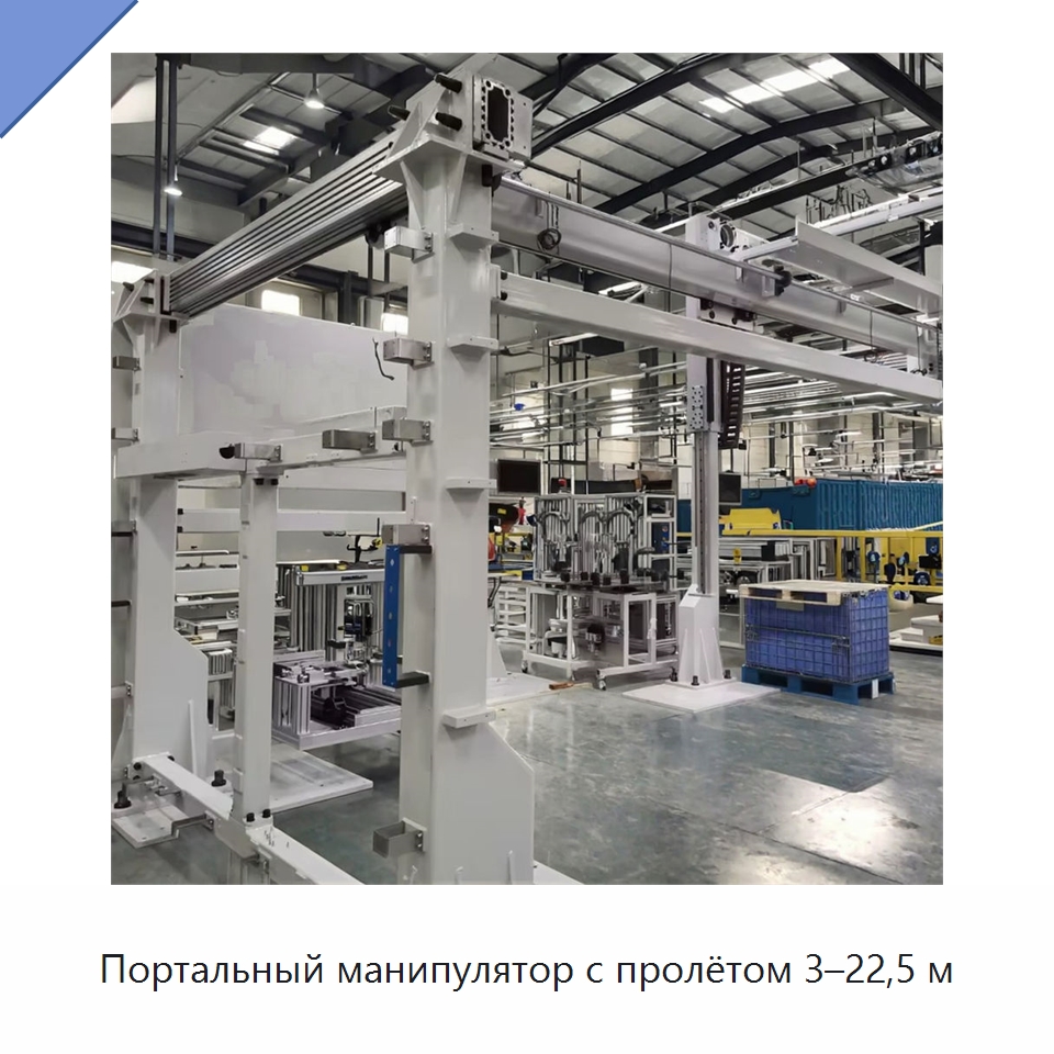 Портальный манипулятор с пролётом 3–22,5 м — Краны