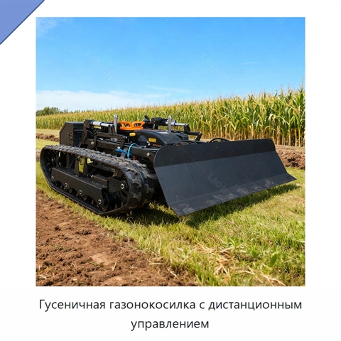 Гусеничная газонокосилка с дистанционным управлением