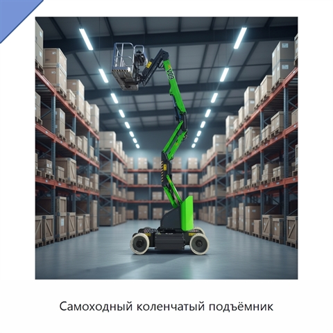 Самоходный коленчатый подъёмник