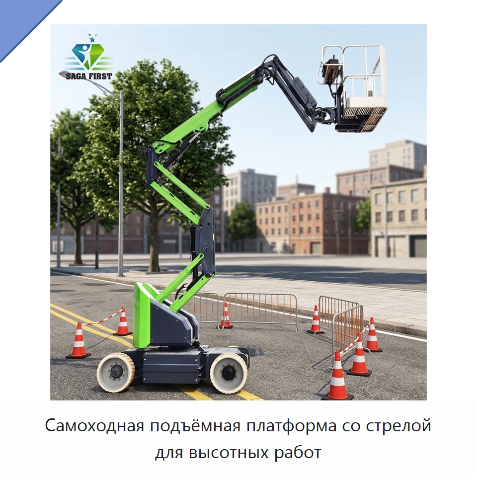 Самоходная подъёмная платформа со стрелой для высотных работ — Подъемные столы
