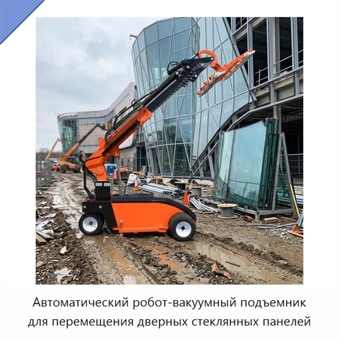 Автоматический робот-вакуумный подъемник для перемещения дверных стеклянных панелей