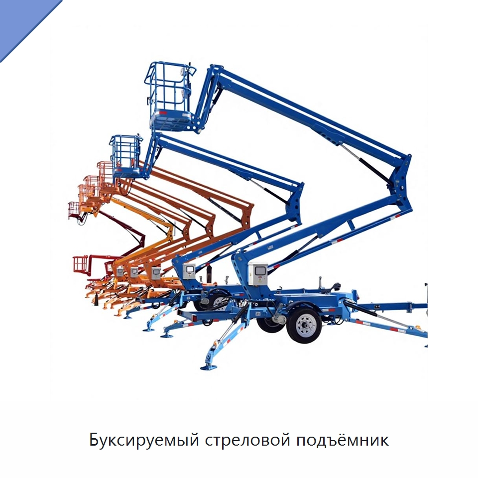 Буксируемый стреловой подъёмник — Подъемные столы