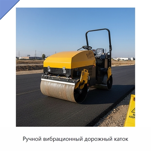 Ручной вибрационный дорожный каток