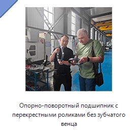 Опорно-поворотный подшипник с перекрестными роликами без зубчатого венца