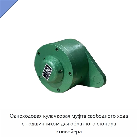 Одноходовая кулачковая муфта свободного хода с подшипником для обратного стопора конвейера
