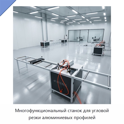 Многофункциональный станок для угловой резки алюминиевых профилей