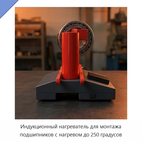 Индукционный нагреватель для монтажа подшипников с нагревом до 250 градусов