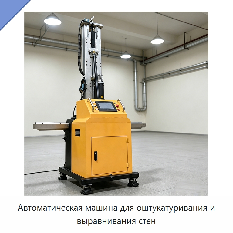 Автоматическая машина для оштукатуривания и выравнивания стен — Специальные машины и промышленное оборудование