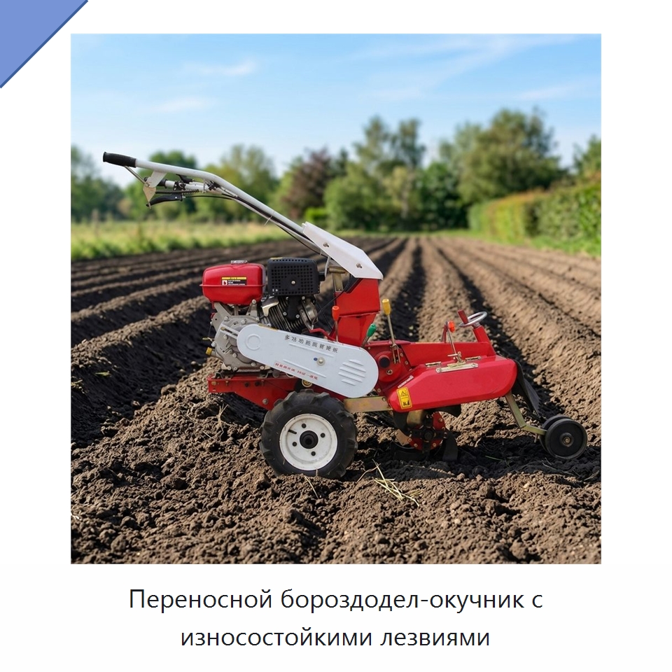 Переносной бороздодел-окучник с износостойкими лезвиями — Специальные сельскохозяйственные машины