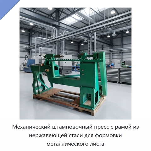 Механический штамповочный пресс с рамой из нержавеющей стали для формовки металлического листа